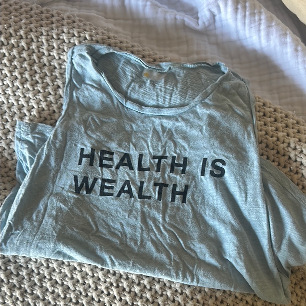 Graphic Tee - Health is Wealth